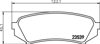 Купить запчасть Nisshinbo - NP1029 Колодки тормозные дисковые зад (PF-1412) TOYOTA LAND CRUISER 100 (_J1_) 4.2 TD (HDJ100_) 01.1998 - 08.2007 <=> TOYOTA LAND CRUISER 100 (_J1_) 4.7 (UZJ100) 02.2002 - 08.2007