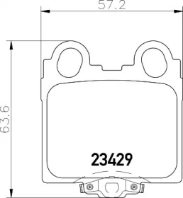 Купить запчасть Nisshinbo - NP1038 Колодки тормозные дисковые зад (PF-1421) LEXUS GS (_S16_) 300 (JZS160_) 08.1997 - 10.2000 <=> LEXUS IS I (_E1_) 200 (GXE10) 04.1999 - 07.2005