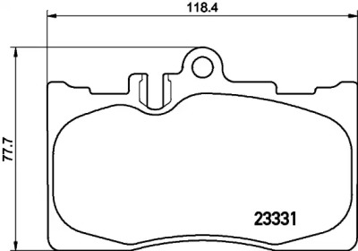 Купить запчасть Nisshinbo - NP1079 Колодки тормозные дисковые перед LEXUS LS (_F3_) 430 10.2000 - 08.2006