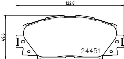 Купить запчасть Nisshinbo - NP1091 Колодки тормозные дисковые перед TOYOTA YARIS (_P9_) 1.5 (NCP91_) 11.2005 -  <=> TOYOTA YARIS (_P9_) 1.0 VVT-i (KSP90_) 01.2005 - 11.2011