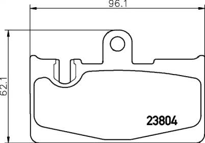 Купить запчасть Nisshinbo - NP1102 Колодки тормозные дисковые зад (PF-1456) LEXUS LS (_F3_) 430 10.2000 - 08.2006