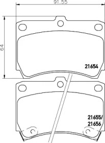 Купить запчасть Nisshinbo - NP5010 Колодки тормозные дисковые перед (PF-5232) KIA RIO Estate (DC) 1.5 16V 08.2000 - 02.2005 <=> KIA RIO Saloon (DC_) 1.5 16V 09.2000 - 02.2005