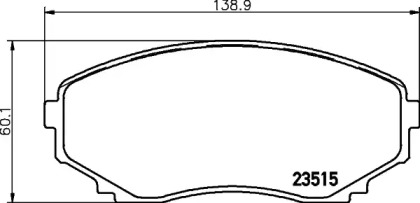 Купить запчасть Nisshinbo - NP5012 Колодки тормозные дисковые перед MAZDA MPV II (LW) 2.5 V6 09.1999 - 03.2002 <=> MAZDA MPV II (LW) 3.0 i V6 03.2002 - 02.2006
