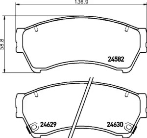 Купить запчасть Nisshinbo - NP5017 Колодки тормозные дисковые перед MAZDA 6 Saloon (GH) 2.0 MZR 08.2007 - 12.2012 <=> MAZDA 6 Saloon (GH) 1.8 MZR 08.2007 - 07.2013