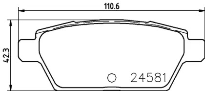 Купить запчасть NISSHINBO - NP5026 Колодки тормозные дисковые зад MAZDA 6 Saloon (GG) 2.3 MPS Turbo 12.2005 - 08.2007 <=> MAZDA 6 Station Wagon (GY) 2.3 08.2002 - 08.2007