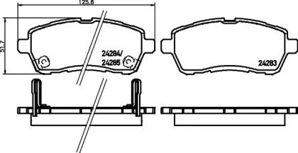 Купить запчасть NISSHINBO - NP5030 Колодки тормозные дисковые перед MAZDA 2 (DE) 1.5 10.2007 - 06.2015 <=> SUZUKI SWIFT IV (FZ, NZ) 1.2 (AZH 412) 10.2010 - 