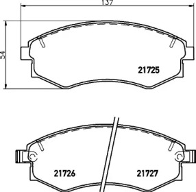 Купить запчасть NISSHINBO - NP6012 Колодки тормозные дисковые перед HYUNDAI MATRIX (FC) 1.6 06.2001 - 08.2010 <=> HYUNDAI MATRIX (FC) 1.8 06.2001 - 08.2010