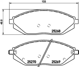 Купить запчасть Nisshinbo - NP6035 Колодки тормозные дисковые перед CHEVROLET SPARK (M300) 1.0 03.2010 - <=> CHEVROLET SPARK (M300) 1.2 03.2010 -