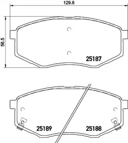 Купить запчасть Nisshinbo - NP6039 Колодки тормозные дисковые перед KIA SOUL II (PS) 1.6 CVVT 02.2014 - <=> KIA SOUL II (PS) 2.0 CVVT 02.2014 -