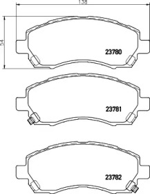 Купить запчасть Nisshinbo - NP7002 Колодки тормозные дисковые перед (PF-7398) SUBARU LEGACY II (BD) 2.0 i 09.1994 - 03.1999 <=> SUBARU LEGACY II Estate (BG) 2.0 i 09.1994 - 11.1998