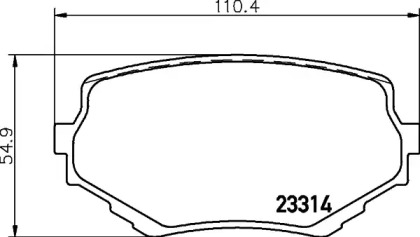 Купить запчасть Nisshinbo - NP9002 Колодки тормозные дисковые перед (PF-9382) SUZUKI GRAND VITARA I (FT, HT) 2.0 4x4 (TA52, TL52, SQ 420) 03.1998 - 07.2003 <=> SUZUKI GRAND VITARA I (FT, HT) 2.5 V6 24V 4x4 (TD62, SQ 625) 04.1998 - 07.2003