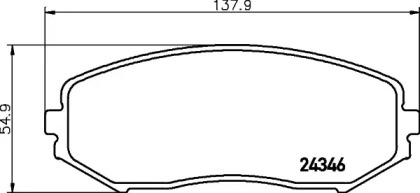 Купить запчасть Nisshinbo - NP9003 Колодки тормозные дисковые перед SUZUKI GRAND VITARA II (JT, TE, TD) 2.0 All-wheel Drive (TD54, JB420) 10.2005 - 02.2015 <=> SUZUKI GRAND VITARA II (JT, TE, TD) 2.4 All-wheel Drive (JB424) 01.2009 -