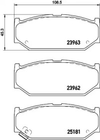 Купить запчасть Nisshinbo - NP9009 Колодки тормозные дисковые перед (PF-9529) Suzuki Swift ZC21S. ZD21S ZC31S