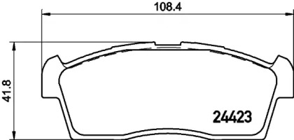 Купить запчасть Nisshinbo - NP9012 Колодки тормозные дисковые перед MITSUBISHI i (HA_) MiEV (HA4W) 02.2011 -