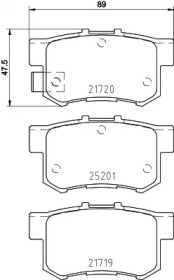 Купить запчасть Nisshinbo - NP9018 Колодки тормозные дисковые зад FIAT SEDICI (FY_), CIVIC VIII Saloon (FD, FA), SX4 (EY, GY), SX4 Saloon (GY)