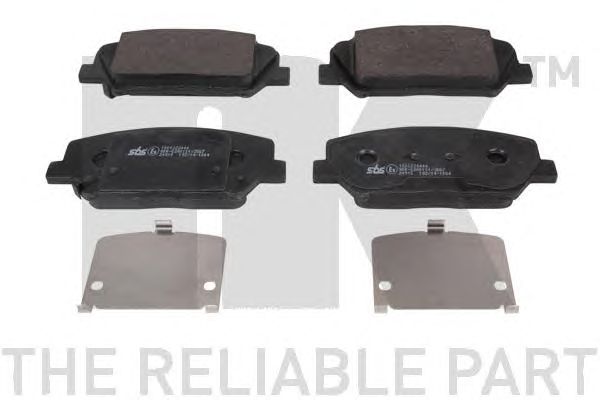 Купить запчасть NK - 223444 Колодки тормозные дисковые передние KIA CEE