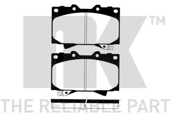 Купить запчасть NK - 224548 Колодки тормозные дисковые 224548