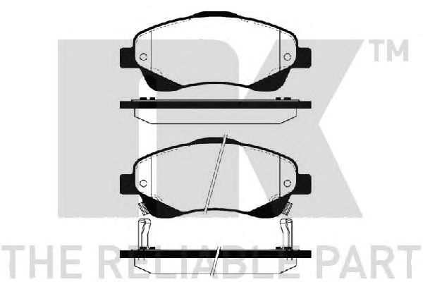 Купить запчасть NK - 224562 Колодки тормозные дисковые 224562