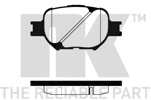 Купить запчасть NK - 224567 Колодки тормозные дисковые 224567