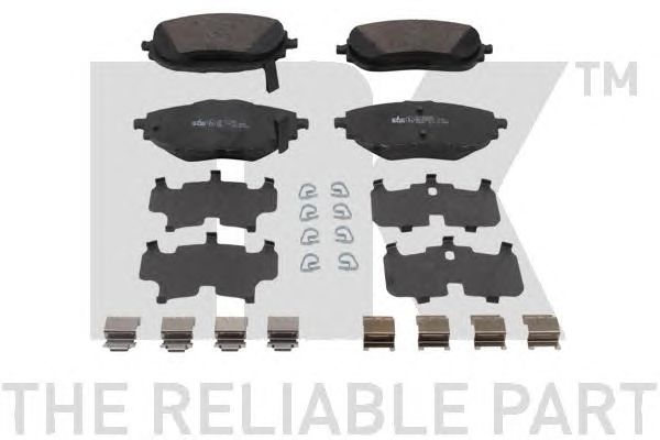 Купить запчасть NK - 224599 Колодки передние TOYOTA COROLLA (E18) 6/13- 224599