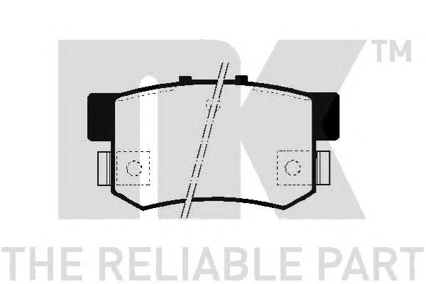 Купить запчасть NK - 229980 Колодки тормозные дисковые 229980