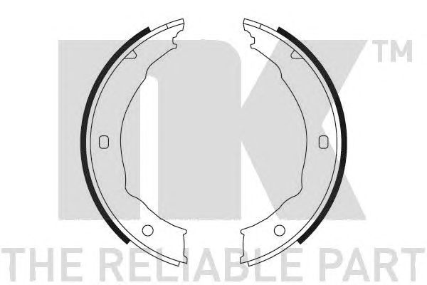 Купить запчасть NK - 2737655 Колодки тормозные стояночного тормоза 2737655
