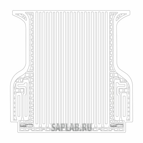 Купить запчасть NORPLAST - NPA00T22600 Поддон в багажник Norplast NPA00-T22-600 Ford Ranger Double Cab (2011) (4 дв)