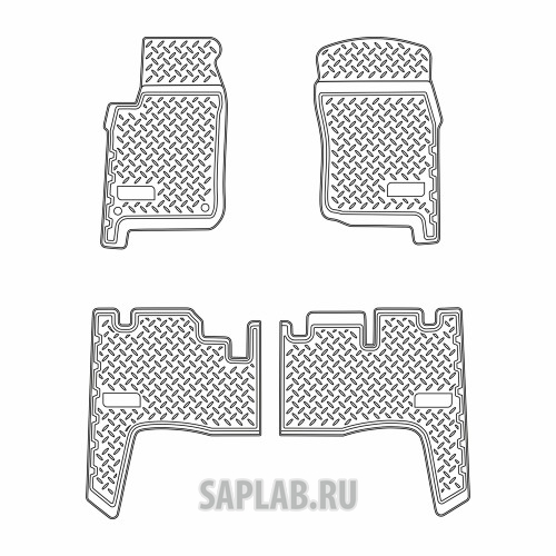 Купить запчасть NORPLAST - NPLPO8830 Коврики в салон Norplast NPL-Po-88-30 Toyota LC-76 (1985)