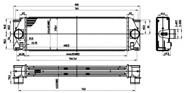 Купить запчасть NRF - 30310 Интеркулер MERCEDES Sprinter 2.2D 07- 30310