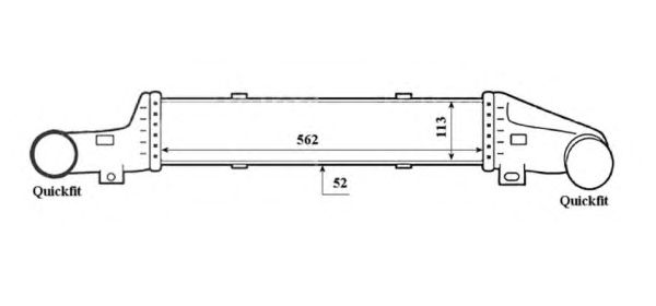 Купить запчасть NRF - 30420 Интеркулер MERCEDES E-Series 2.2D 96- 30420