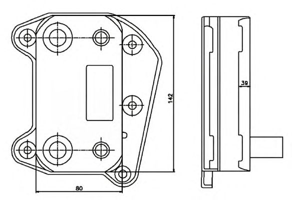 Купить запчасть NRF - 31183 Радиатор масляный MERCEDES C-Series 2.2D 00- 31183