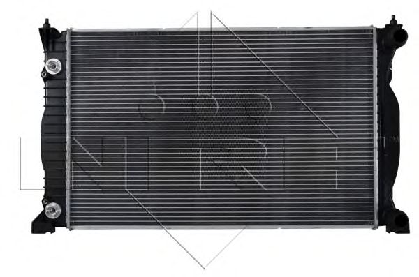 Купить запчасть NRF - 50543 Радиатор двигателя (Al) AUDI A4 1.9D 01- 50543