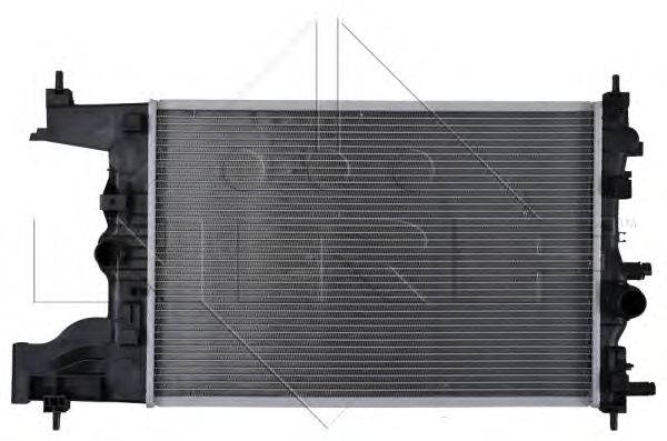 Купить запчасть NRF - 53155 Радиатор двигателя (Al) OPEL Astra 1.6 10- 53155