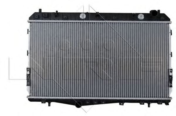 Купить запчасть NRF - 53732 Радиатор двигателя (Al) CHEVROLET Lacetti 1.6 03- 53732