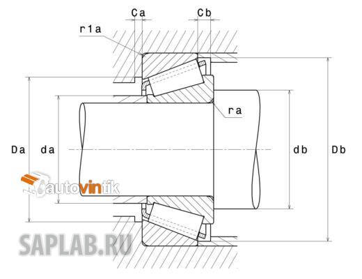 Купить запчасть NSK - HR32006XJ Подшипник ступицы колеса зад прав/лев 30*55*17
