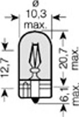 Купить запчасть OSRAM - 282702B Лампа автомобильная 2827-02B5W12VW2,1X9,5D10XBLI2DKLFOSOSRAM