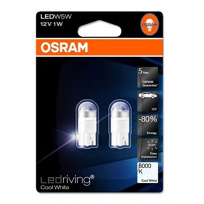 Купить запчасть OSRAM - 2850CW02B 2850CW-02B 1W12VIHW2.1X9.5D5XBLI24M