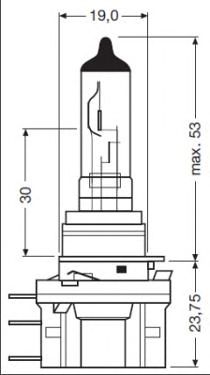 Купить запчасть Osram - 64176 Лампа H15 12V 15/55W PGJ23t-1 ORIGINAL LINE качество оригинальной з/ч (ОЕМ) 1 шт. 12V 55/15W PGJ23T-1