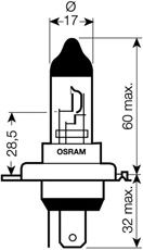 Купить запчасть Osram - 64185 Лампа HS1 12V 35/35W PX43t ORIGINAL LINE качество оригинальной з/ч (ОЕМ) 1 шт. 35/35W 12V PX43T