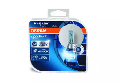 Купить запчасть OSRAM - 64211CBIHCB OSRAM H11 Cool Blue Intense 12V 55W, 2шт, 64211CBI-HCB