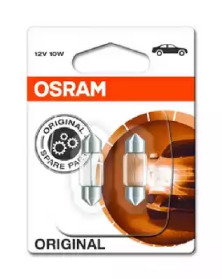 Купить запчасть OSRAM - 643802B Лампа автомобильная 6438-02B 10W 12V SV8.5-810XBLI2DKLFOSRAM