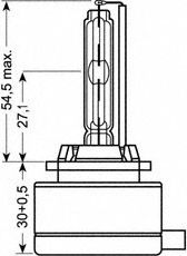 Купить запчасть OSRAM - 66140 Лампа автомобильная 66140 35W PK32D-2 4X1 1A OSRAM