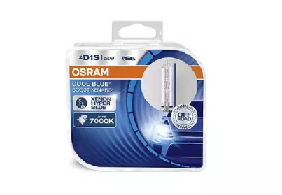 Купить запчасть OSRAM - 66140CBBHCB Комплект ламп D1S 85V 35W PK32D-2 XENARC COOL BLUE BOOST цветовая температура 7000К 2шт.(1к-т) D1S 12V 35W PK32d-2