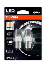 Купить запчасть OSRAM - 7556YE02B Лампа автомобильная 7556YE-02B 2W 12V BA15S 5XBLI2 4M OSRAM