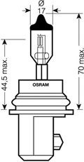 Купить запчасть Osram - 9007 Лампа HB5 12V 65/55W PX29t ORIGINAL LINE качество оригинальной з/ч (ОЕМ) 1 шт. 12V 65/55W PX29T HB5