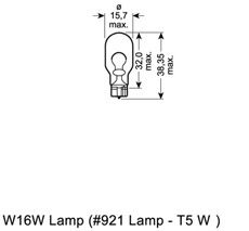 Купить запчасть OSRAM - 921 OSRAM W16W Original 12V 16W, 921