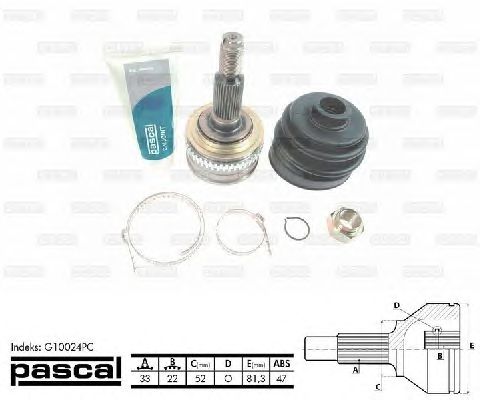 Купить запчасть PASCAL - G10024PC 