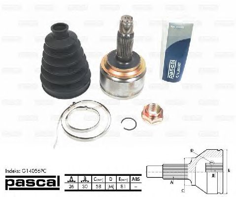Купить запчасть PASCAL - G14056PC 