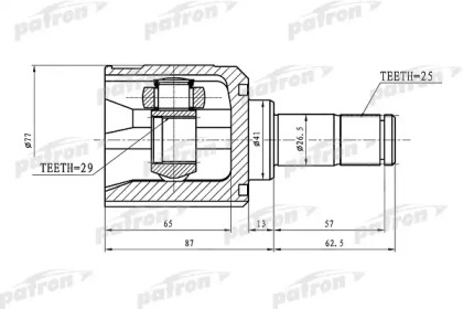 Купить запчасть PATRON - PCV1392 