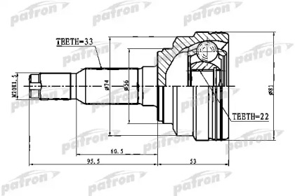 Купить запчасть PATRON - PCV1776 